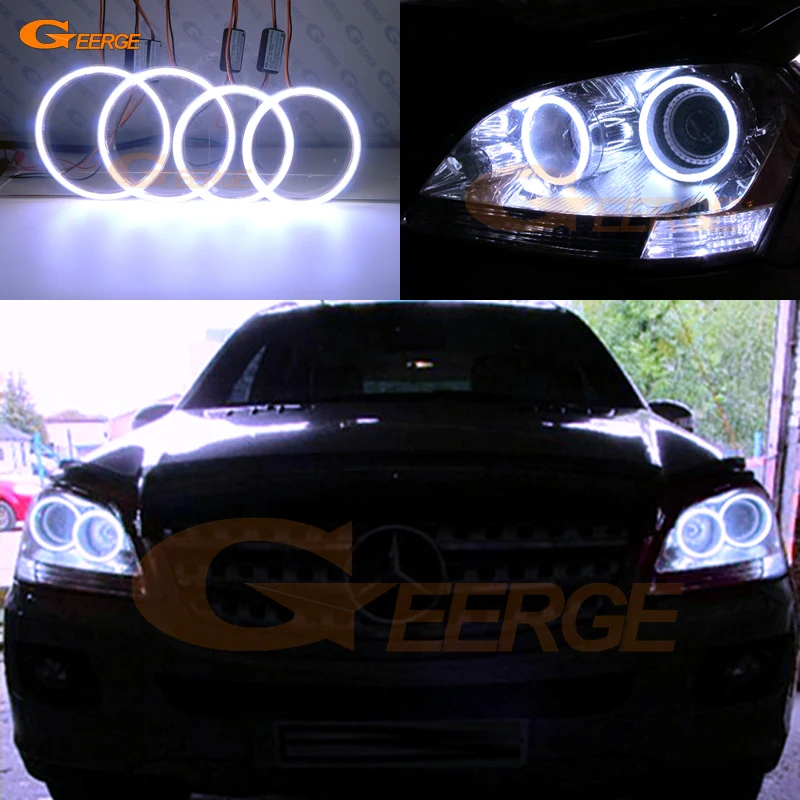 Для Mercedes Benz M Class W164 ML 2005 2006 2007 pre facelift отлично сверхъяркий монолитный блок