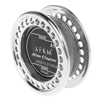 5m/roll Flat Alien Clapton Wire for RDA RBA Rebuildable Atomizer Heating Wires Coil Tool Alien Clapton Heating Wire
5m/roll Flat Alien Clapton Wire for RDA RBA Rebuildable Atomizer Heating Wires Coil Tool Alien Clapton Heating Wire
