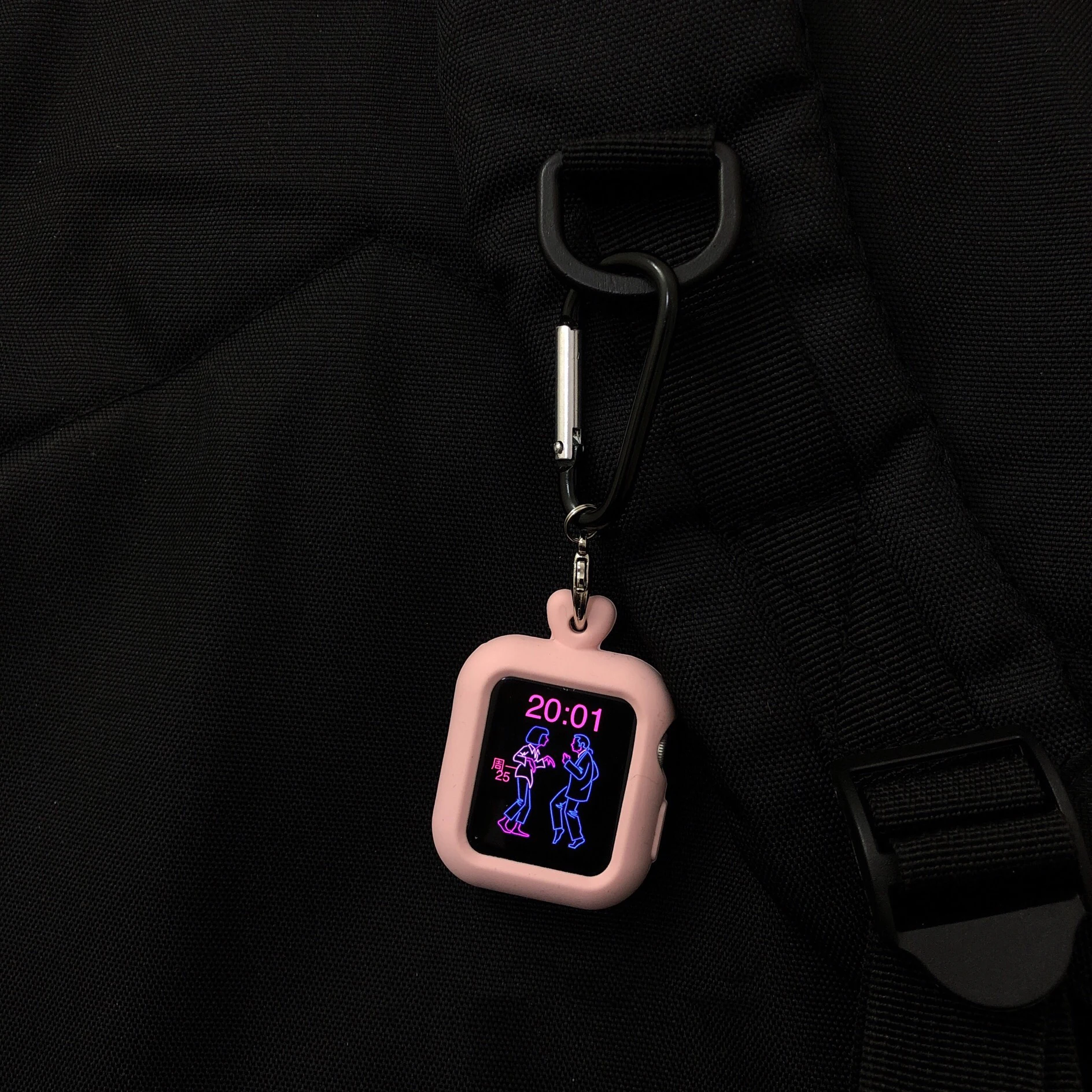 New arrival】Apple Watch Case Strap All-inclusive Liquid Silicone