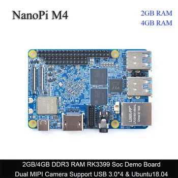 FriendlyElec NanoPi M4 2GB/4GB DDR3 Rockchip RK3399 SoC 2.4G & 5G dual-band WiFi,Support Android 8.1 Ubuntu, AI and deep learn
FriendlyElec NanoPi M4 2GB/4GB DDR3 Rockchip RK3399 SoC 2.4G & 5G dual-band WiFi,Support Android 8.1 Ubuntu, AI and deep learn