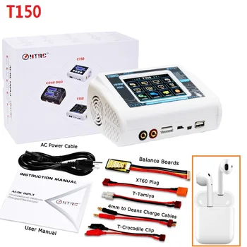 HTRC T150 Touch Screen 150W 10A AC/DC 1-6S Battery Balance Charger For RC Models Toy with Gift Headset
HTRC T150 Touch Screen 150W 10A AC/DC 1-6S Battery Balance Charger For RC Models Toy with Gift Headset