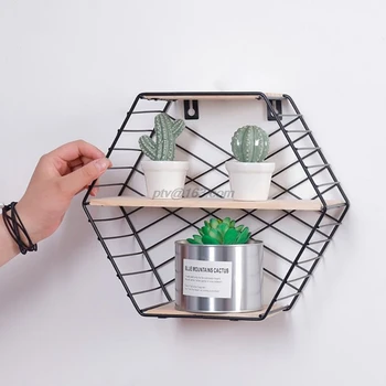 Wall Mounted Floating Shelf Simple Geometry Wood Metal Plant Flower Storage Shelves Display Decor for Bedroom Living Room Office 
Wall Mounted Floating Shelf Simple Geometry Wood Metal Plant Flower Storage Shelves Display Decor for Bedroom Living Room Office