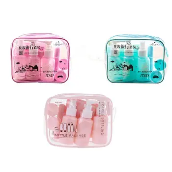 10Pcs/Set Travel Portable Makeup Container Refillable Empty Bottle Jars Plastic Clear Cosmetic Organizer Mirror Toothbrush Towel
10Pcs/Set Travel Portable Makeup Container Refillable Empty Bottle Jars Plastic Clear Cosmetic Organizer Mirror Toothbrush Towel