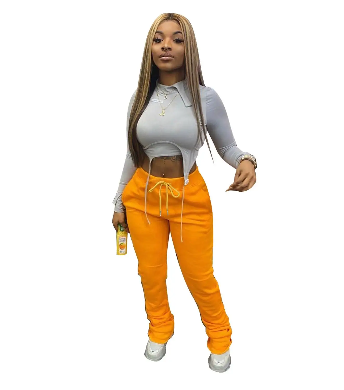Street Syule Black Sweatpants for Women Drawstring Fashion Extra Long Stacked Pant Legging Fall Winter Thick Warm Trouser Jogger
Street Syule Black Sweatpants for Women Drawstring Fashion Extra Long Stacked Pant Legging Fall Winter Thick Warm Trouser Jogger