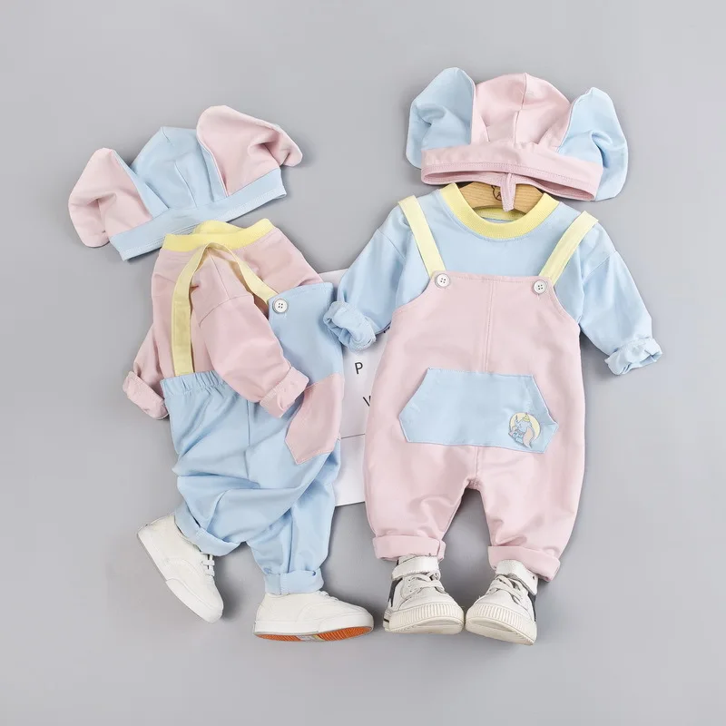 2020 New Style Spring And Autumn Female Baby Cartoon Baby Elephant Suspender Strap Set 0-4-Year-Old BOY'S Infants Two-Piece Set
2020 New Style Spring And Autumn Female Baby Cartoon Baby Elephant Suspender Strap Set 0-4-Year-Old BOY'S Infants Two-Piece Set