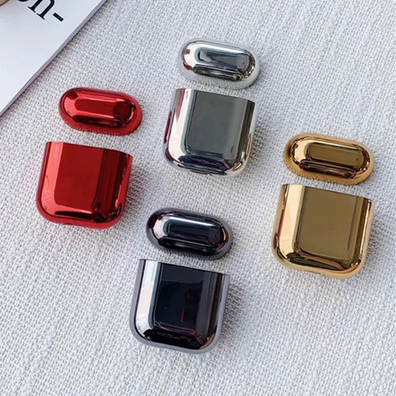 For Apple Airpods Earphone Case Shell Electroplated protective Hard Shell Wireless Headphone Protector Case For Apple airpods
For Apple Airpods Earphone Case Shell Electroplated protective Hard Shell Wireless Headphone Protector Case For Apple airpods
