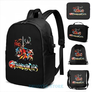 Funny Graphic print thundercats 2 USB Charge Backpack men School bags Women bag Travel laptop bag
Funny Graphic print thundercats 2 USB Charge Backpack men School bags Women bag Travel laptop bag