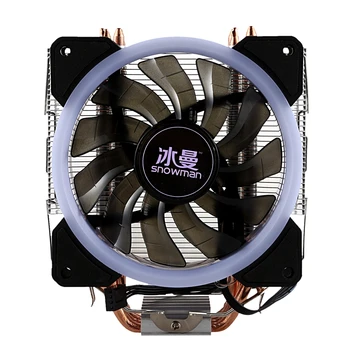 SNOWMAN LED CPU Cooler Master 5 Direct Contact Heatpipes freeze Tower Cooling System CPU Cooling Fan with PWM Fans
SNOWMAN LED CPU Cooler Master 5 Direct Contact Heatpipes freeze Tower Cooling System CPU Cooling Fan with PWM Fans