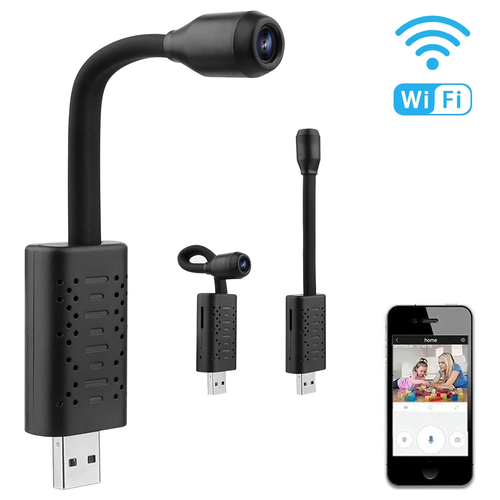 Фото 1080P камера видеонаблюдения s с Wi Fi мини IP USB Full HD P2P CCTV SD карта - купить