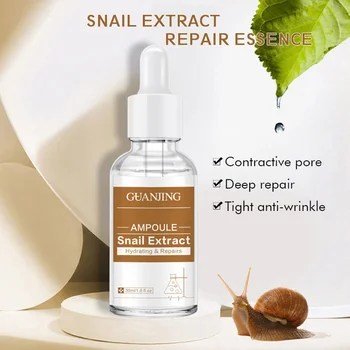 30ml Snail Extract Repair Essence Lasting Whitening Eliminate Dullness Reduce Spots Anti-aging Anti-wrinkle Repair Essence
30ml Snail Extract Repair Essence Lasting Whitening Eliminate Dullness Reduce Spots Anti-aging Anti-wrinkle Repair Essence