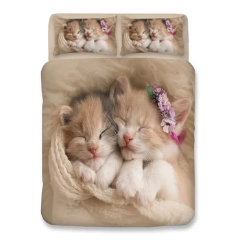 Cute Cat Bedding set twin queen king Quilt Cover kids fashion Pillow Case single double girls duvet cover set cartoon bedclothes
Cute Cat Bedding set twin queen king Quilt Cover kids fashion Pillow Case single double girls duvet cover set cartoon bedclothes