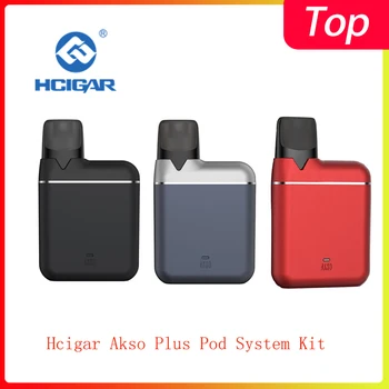 Newest Hcigar Akso Plus Pod System Kit built-in 850mah battery with 1.4ml &1.8ohm Ni coil Vape Pod Kit
Newest Hcigar Akso Plus Pod System Kit built-in 850mah battery with 1.4ml &1.8ohm Ni coil Vape Pod Kit
