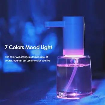 450ml Touchless Automatic Sensor Liquid Soap Dispenser Home Kitchen Bathroom Accessories Soap Dispenser With Color Lights
450ml Touchless Automatic Sensor Liquid Soap Dispenser Home Kitchen Bathroom Accessories Soap Dispenser With Color Lights