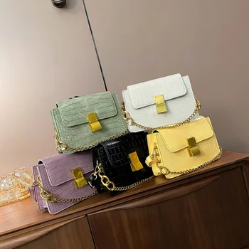 Crocodile Pattern Multicolor Pu Leather Crossbody Bags For Women 2020 Summer Chain Small Shoulder Handbags Female Quality Totes
Crocodile Pattern Multicolor Pu Leather Crossbody Bags For Women 2020 Summer Chain Small Shoulder Handbags Female Quality Totes