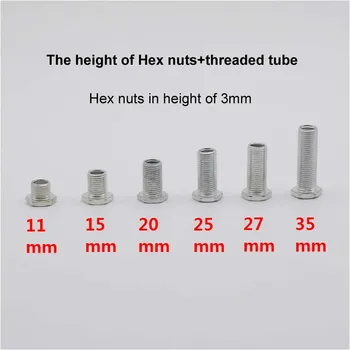 10PCS/LOTS M10 White Zinc Threaded Tube With Hex Nuts Galvanized Tooth Tube Connection Lamp DIY Hardware Lighting Accessories
10PCS/LOTS M10 White Zinc Threaded Tube With Hex Nuts Galvanized Tooth Tube Connection Lamp DIY Hardware Lighting Accessories