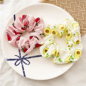 Fashion Cute Fruit Print Scrunchies Elastic Hair Bands Vintage Women Girls Ponytail Holder Hair Accessories Hair Ropes Headwear
Fashion Cute Fruit Print Scrunchies Elastic Hair Bands Vintage Women Girls Ponytail Holder Hair Accessories Hair Ropes Headwear