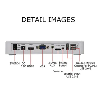  Wired/Wireless Controller Joypad&For Pandora’s Box 9D 2500 in 1 Motherboard Game Console
Wired/Wireless Controller Joypad&For Pandora’s Box 9D 2500 in 1 Motherboard Game Console