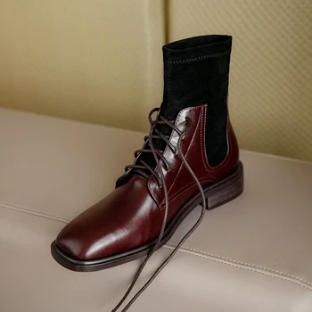 2020 New Arrival Autumn Winter Ankle Boots Cross Tied Thick Heels Pumps Women Female Working Casaul Shoes Woman
2020 New Arrival Autumn Winter Ankle Boots Cross Tied Thick Heels Pumps Women Female Working Casaul Shoes Woman