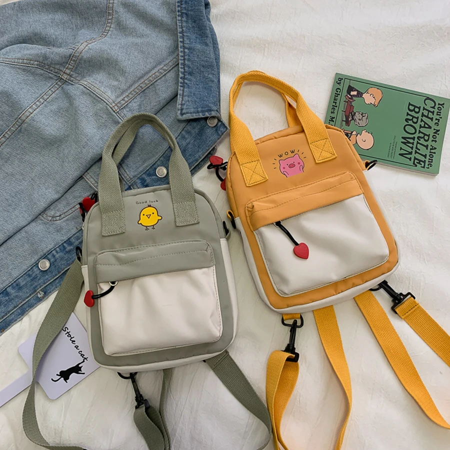 Cute Yellow Duck Women Backpacks Fashion Panelled Shoulder Crossbody Bags for Girl Bookbags Cartoon Small Schoolbags Travel Bag
Cute Yellow Duck Women Backpacks Fashion Panelled Shoulder Crossbody Bags for Girl Bookbags Cartoon Small Schoolbags Travel Bag
