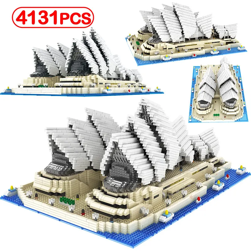 4131PCS Toys For Children Diamond Bricks Famous City Architecture Sydney Opera House Model Mini Building Blocks Educational Toys
4131PCS Toys For Children Diamond Bricks Famous City Architecture Sydney Opera House Model Mini Building Blocks Educational Toys