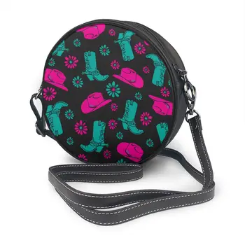 Cowgirl Pattern Bag Round Shoulder Bag Small Women Fashion Summer Messenger Crossbody Bags
Cowgirl Pattern Bag Round Shoulder Bag Small Women Fashion Summer Messenger Crossbody Bags