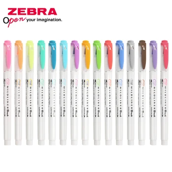 1pcs ZEBRA Double Head Light Color Highlighter Brush Student with Marker Color Hand Account Marking Key Point WFT8 Stationery
1pcs ZEBRA Double Head Light Color Highlighter Brush Student with Marker Color Hand Account Marking Key Point WFT8 Stationery