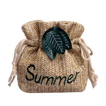 Summer Beach Women'S Woven Bag Handmade Shoulder Bag Rattan Tote Purse Bag Handbags Inclined Shoulder Bag Khaki
Summer Beach Women'S Woven Bag Handmade Shoulder Bag Rattan Tote Purse Bag Handbags Inclined Shoulder Bag Khaki