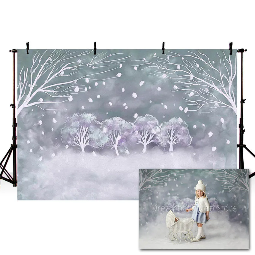 Mehofond Painted Winter Forest Photo Backdrop Tree Snowflake Baby Portrait Decor Photography Background Photo Studio Photocall
Mehofond Painted Winter Forest Photo Backdrop Tree Snowflake Baby Portrait Decor Photography Background Photo Studio Photocall
