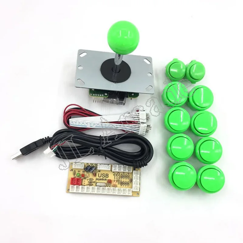 50 шт. набор деталей для ПК и Raspberry Pi 1/2/3 с 5-контактным джойстиком в стиле ретро 8x30