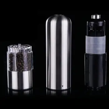 Stainless Steel Electric Salt & Pepper Mill Kitchen Grinder No Battery Environmentally Friendly Portable
Stainless Steel Electric Salt & Pepper Mill Kitchen Grinder No Battery Environmentally Friendly Portable