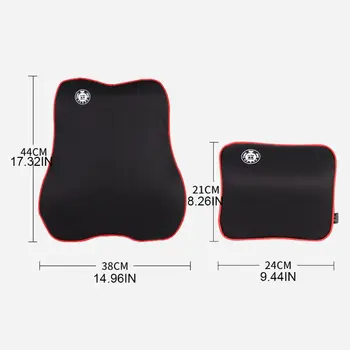 2pcs Auto Cushion Set Car Lumbar Cushion Neck Pilow Seat Support Back and Neck 
2pcs Auto Cushion Set Car Lumbar Cushion Neck Pilow Seat Support Back and Neck