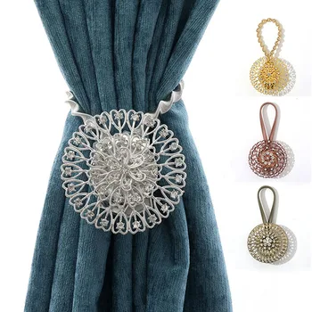 1pcs Flower Design Magnetic Curtain Accessories Rhinestone Decorative Window Spring Tieback Retractable Metal Curtains holder
1pcs Flower Design Magnetic Curtain Accessories Rhinestone Decorative Window Spring Tieback Retractable Metal Curtains holder