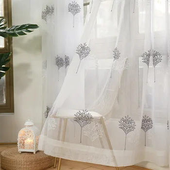 White Tulle Curtains for Living Room Decoration Embroidery Leaf Bedroom Curtains Kids Bedroom
White Tulle Curtains for Living Room Decoration Embroidery Leaf Bedroom Curtains Kids Bedroom