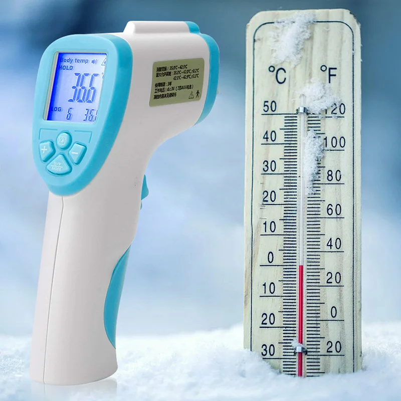LCD Digital Non-contact Infrared Thermometer Forehead Body Temperature Meter Tool PUO88
LCD Digital Non-contact Infrared Thermometer Forehead Body Temperature Meter Tool PUO88