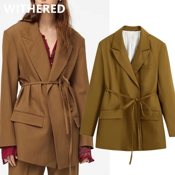 Withered ins fashion blogger england vintage oversize loose sashes blazer women blazer mujer 2020 women blazers and jackets tops
Withered ins fashion blogger england vintage oversize loose sashes blazer women blazer mujer 2020 women blazers and jackets tops