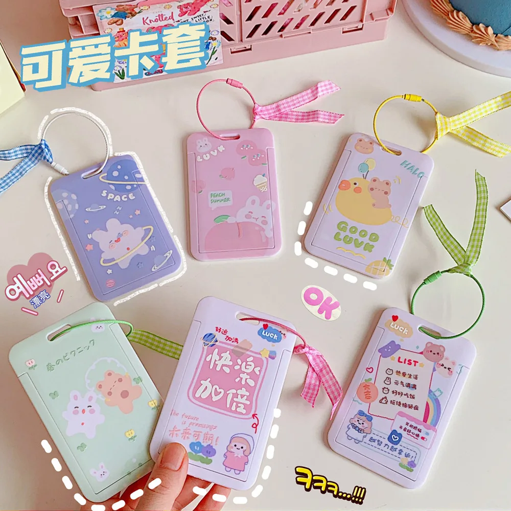 Cute Cartoon Card Holder Keychain Bus Card Protective Cover Student School Card Meal Card Case
Cute Cartoon Card Holder Keychain Bus Card Protective Cover Student School Card Meal Card Case