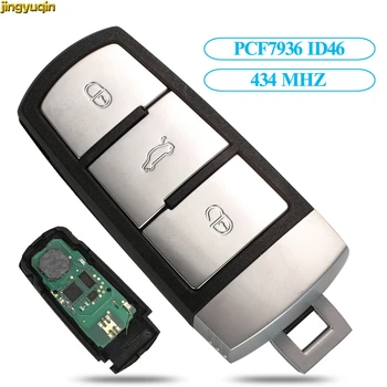 Jingyuqin Remote Smart Car Key Control 434MHz PCF7936 ID46 For VW Passat CC Passat Magotan 3 Button 3C0959752BG Keyless-go
Jingyuqin Remote Smart Car Key Control 434MHz PCF7936 ID46 For VW Passat CC Passat Magotan 3 Button 3C0959752BG Keyless-go