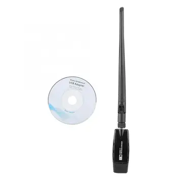 Wireless Network Adapter 300Mbps USB2.0 WIFI Adapter with 5dBi External Smart Antenna for Laptop Desktop
Wireless Network Adapter 300Mbps USB2.0 WIFI Adapter with 5dBi External Smart Antenna for Laptop Desktop
