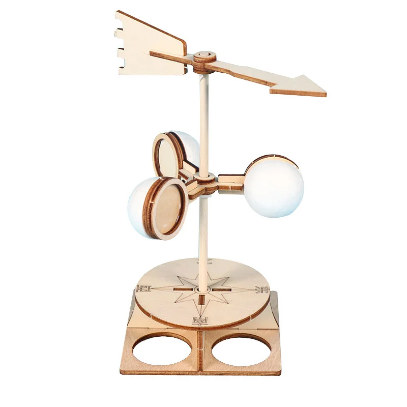 Students DIY Wind Vane Model Kit Wooden Kids Children Science Direction Speed Experiment Technology School Educational Toys
Students DIY Wind Vane Model Kit Wooden Kids Children Science Direction Speed Experiment Technology School Educational Toys