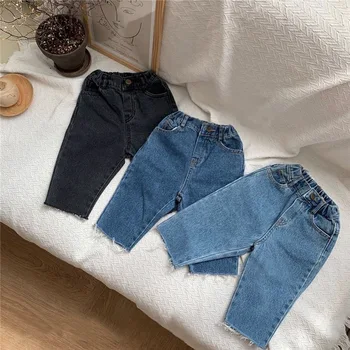 2020 Spring New Model Boys and Girls Korean Cool Burr Foot Casual Jeans
2020 Spring New Model Boys and Girls Korean Cool Burr Foot Casual Jeans