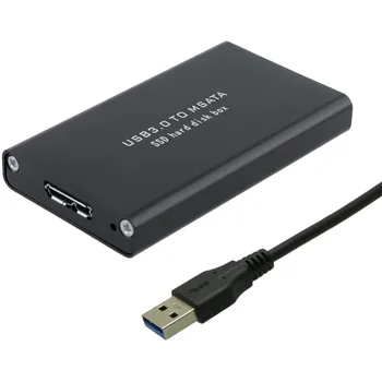 5Gbps USB 3.0 to mSATA SSD Enclosure USB3.0 to mini-SATA Hard Disk adapter msata SSD External HDD Mobile Box
5Gbps USB 3.0 to mSATA SSD Enclosure USB3.0 to mini-SATA Hard Disk adapter msata SSD External HDD Mobile Box