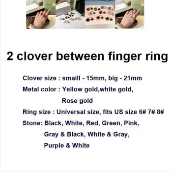 Elegant Between The Finger 2 Flower Rings For Women Hot Brand Sterling Silver Ring Set Natural Real Stone Top Quality Bijou Gift
Elegant Between The Finger 2 Flower Rings For Women Hot Brand Sterling Silver Ring Set Natural Real Stone Top Quality Bijou Gift