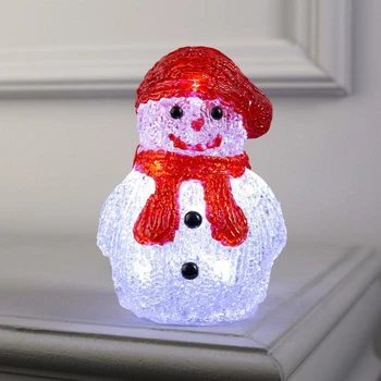 Figure acrylic. "Snowman in a scarf" 15x7x7 cm, 2xAA (not included), 8 LED, WHITE 5060070
Figure acrylic. "Snowman in a scarf" 15x7x7 cm, 2xAA (not included), 8 LED, WHITE 5060070