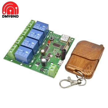 5V-32V 220V WIFI Relay Module 4CH Smart Switch Remote Control 433Mhz RF Receive Timer Relay Module for Smart Home Wifi Control
5V-32V 220V WIFI Relay Module 4CH Smart Switch Remote Control 433Mhz RF Receive Timer Relay Module for Smart Home Wifi Control