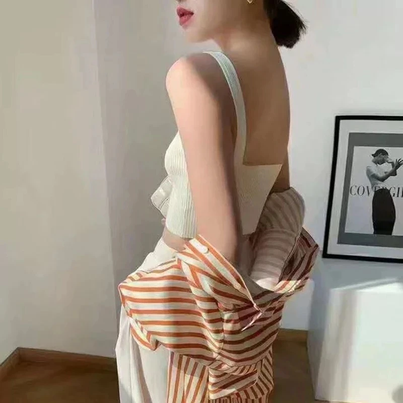 Sutimine Women Seamless Vest Wireless Crop Top Sports Camisole Fashion Solid Underwear Ladies Tube Top
Sutimine Women Seamless Vest Wireless Crop Top Sports Camisole Fashion Solid Underwear Ladies Tube Top