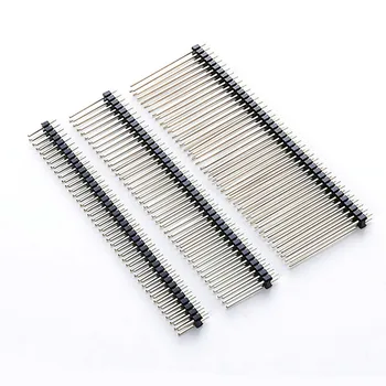 30pcs 2.54mm 2x40P Double Row Straight Male Pin Header Connector Rohs Gold-Plated 9.5-11-13-15-17-19-21-23-25-30-40mm length 
30pcs 2.54mm 2x40P Double Row Straight Male Pin Header Connector Rohs Gold-Plated 9.5-11-13-15-17-19-21-23-25-30-40mm length