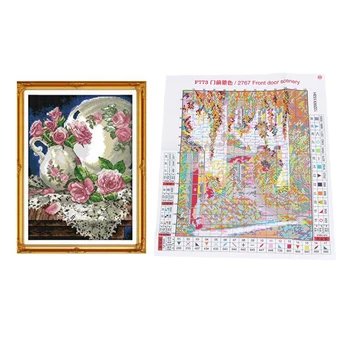 2 Set DIY Hand Knitting Print Cross Stitch Set Embroidery Set 11CT Cross Stitch, 1 Set 27 X 39Cm & 1 Set 37 X 45Cm
2 Set DIY Hand Knitting Print Cross Stitch Set Embroidery Set 11CT Cross Stitch, 1 Set 27 X 39Cm & 1 Set 37 X 45Cm