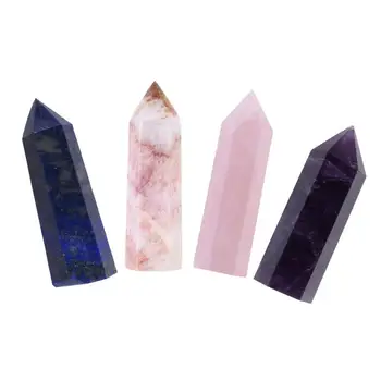 Natural Quartz Crystal Hexagonal Column Healing Stone Obelisk Home Decoration DIY Fluorite Prisms Obelisk Wand Treatment Stone
Natural Quartz Crystal Hexagonal Column Healing Stone Obelisk Home Decoration DIY Fluorite Prisms Obelisk Wand Treatment Stone