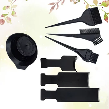 1 Set of Hairdressing Board Dyeing Plate Hair Dyeing Bowl Brushes Hot Oil Treatment Bowl Black
1 Set of Hairdressing Board Dyeing Plate Hair Dyeing Bowl Brushes Hot Oil Treatment Bowl Black