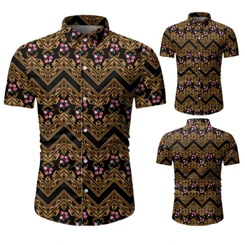2020 Summer Printed Short-sleeved Shirt Men's Short-sleeved Shirts Top Digital Flower Vacation Beach Wear for men free shiping
2020 Summer Printed Short-sleeved Shirt Men's Short-sleeved Shirts Top Digital Flower Vacation Beach Wear for men free shiping